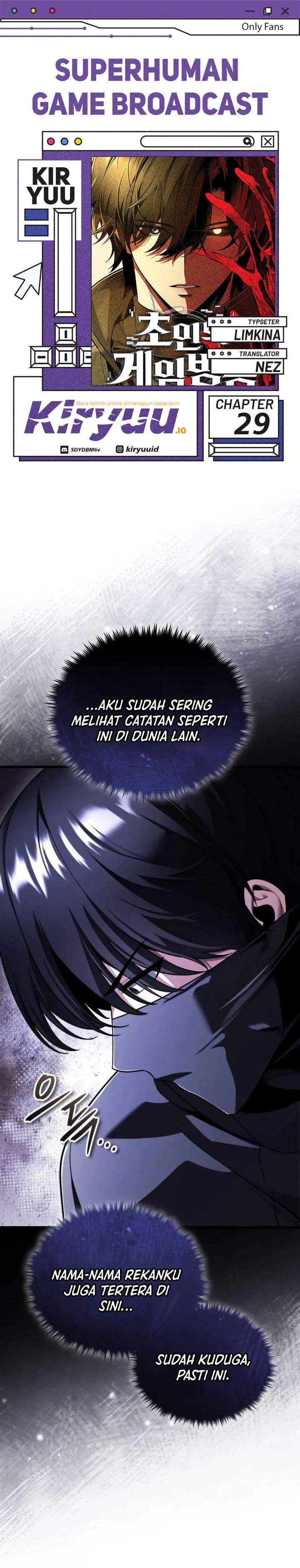 Superhuman Game Broadcast Chapter 29