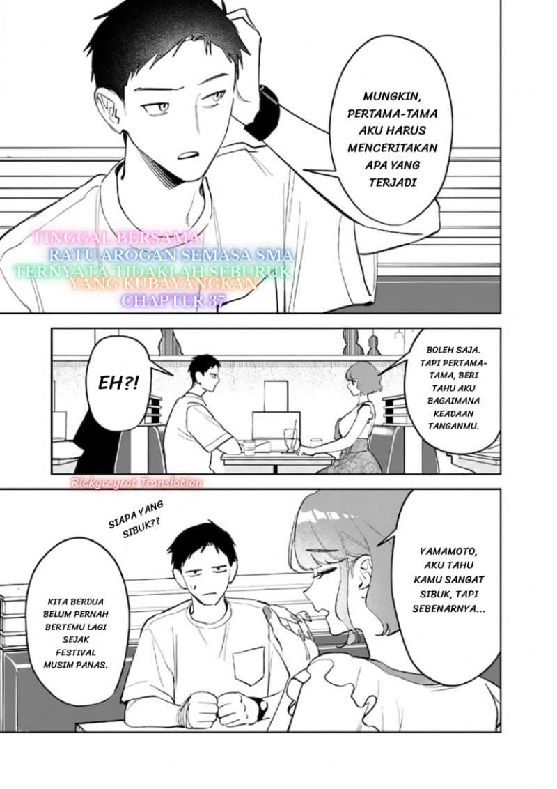 Koko Jidai ni Gomandatta Jou sama to no Dousei Seikatsu wa Igaito Igokochi ga Warukunai Chapter 37