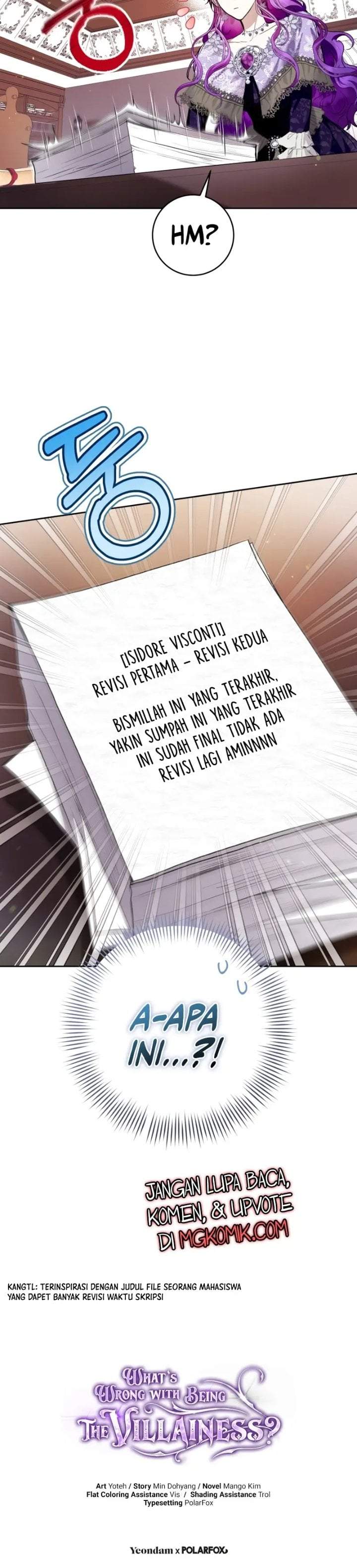 What’s Wrong With Being the Villainess? Chapter 34