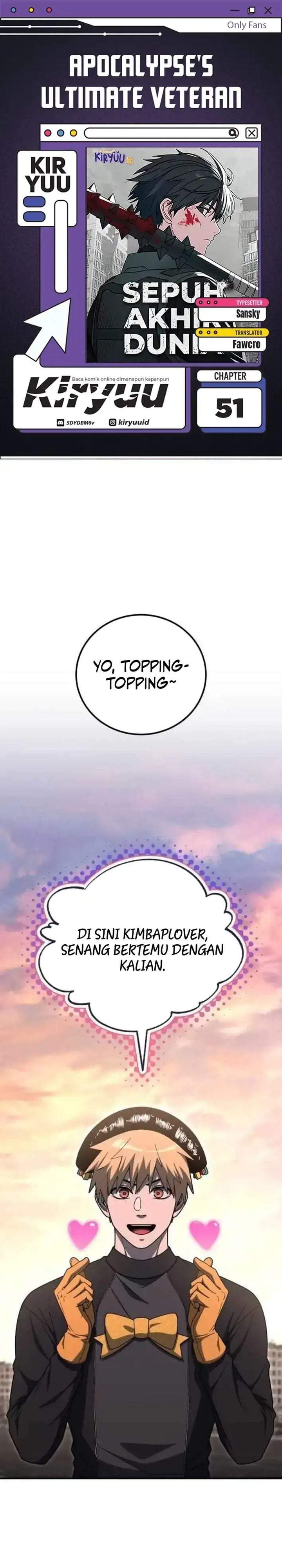 The Apocalypse’s Ultimate Veteran Chapter 51