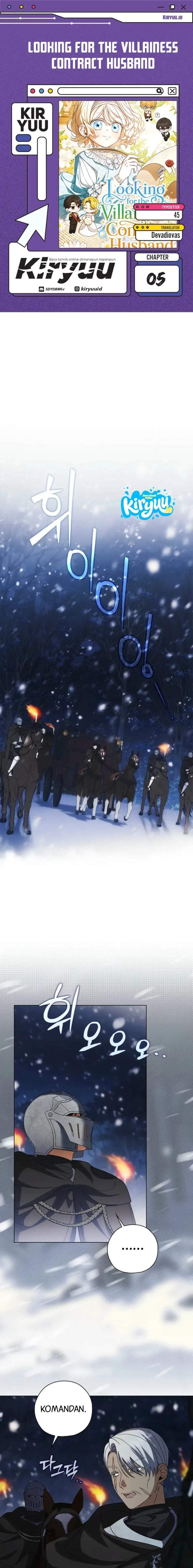 Looking for the Villainess’s Contract Husband Chapter 5
