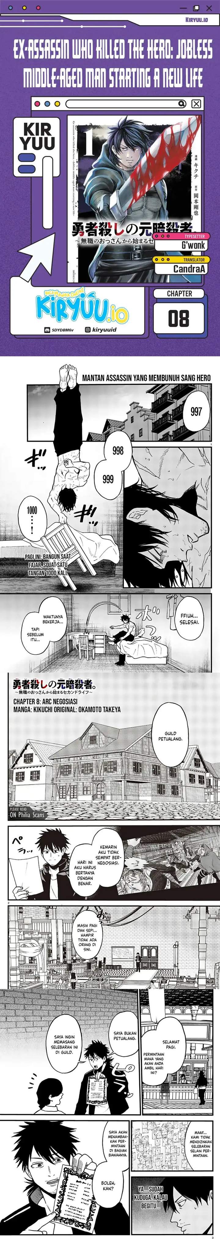 Ex-Assassin Who Killed the Hero: Jobless Middle-Aged Man Starting a New Life Chapter 8