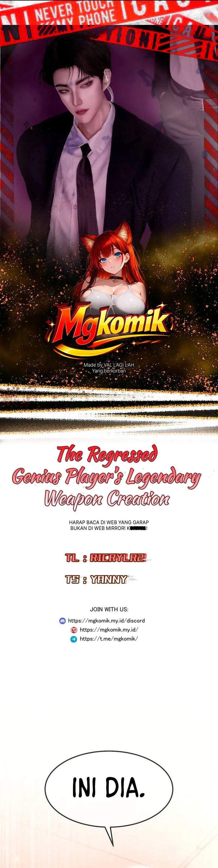 The Regressed Genius Player’s Legendary Weapon Creation Chapter 85