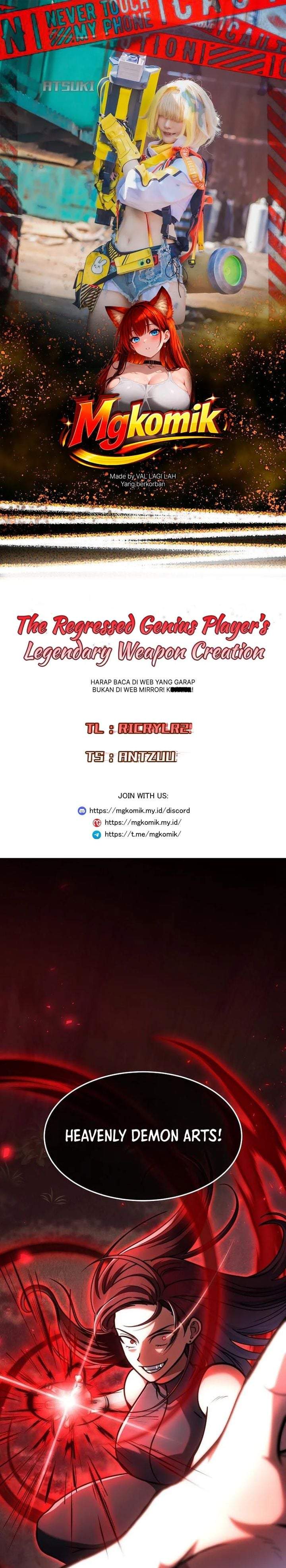 The Regressed Genius Player’s Legendary Weapon Creation Chapter 86