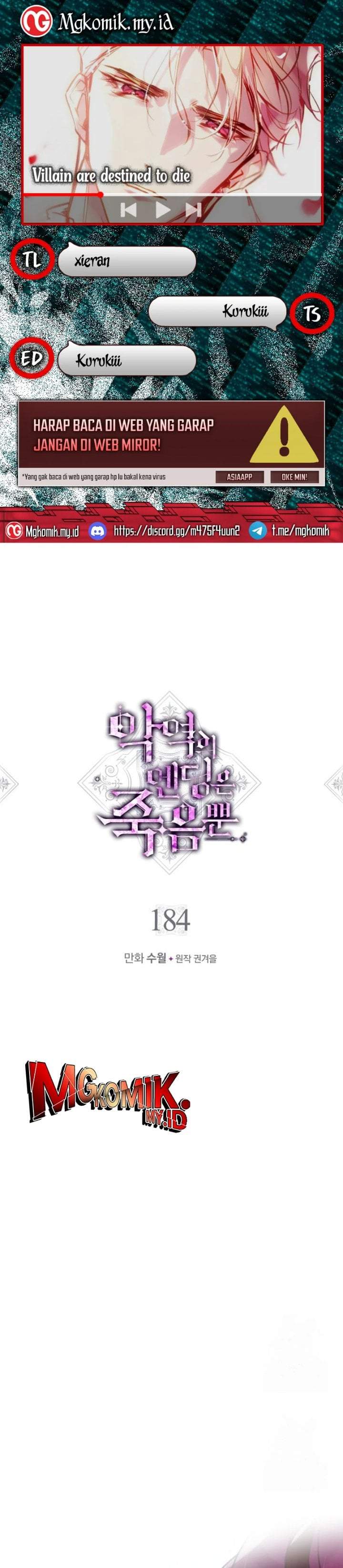 Villains Are Destined to Die Chapter 184