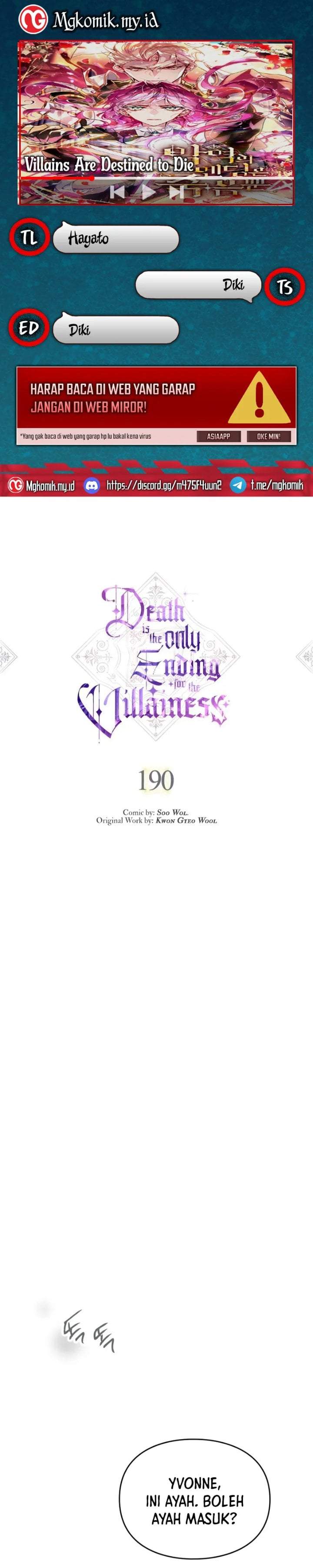 Villains Are Destined to Die Chapter 190