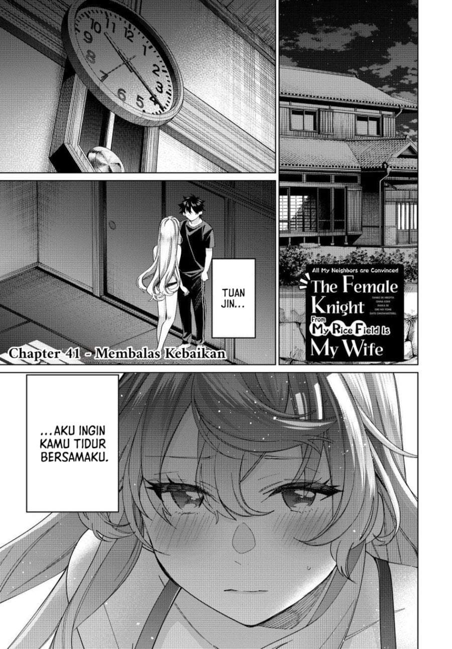 Tanbo de Hirotta Onna Kishi, Inaka de Ore no Yome da to Omowareteiru Chapter 41