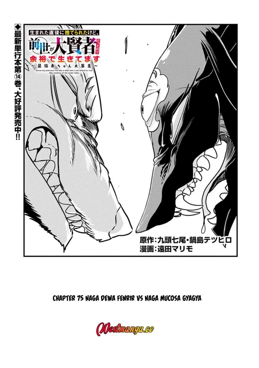 Umareta Chokugo ni Suterareta kedo, Zensei ga Taikensha datta node Yoyuu de Ikitemasu Chapter 75