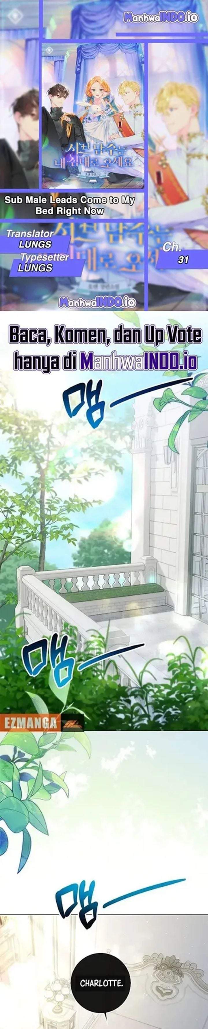 Get in My Bed, Supporting Male Leads! Chapter 31