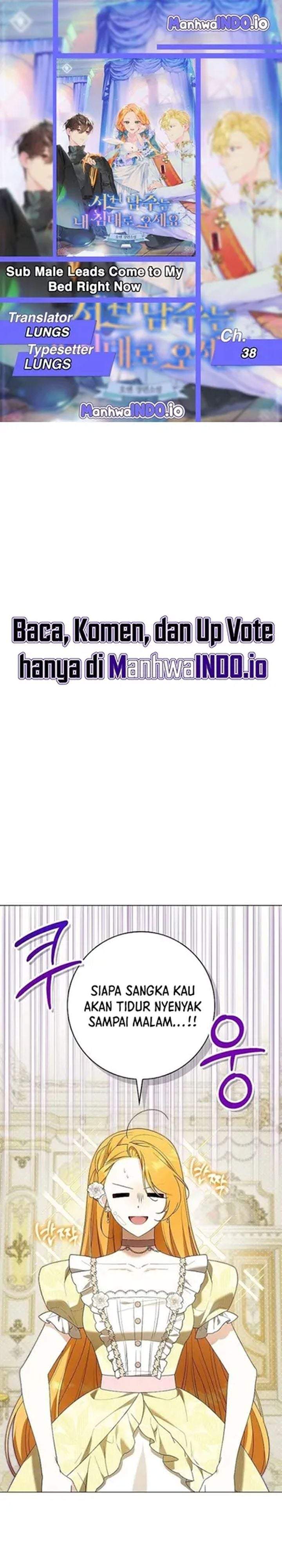 Get in My Bed, Supporting Male Leads! Chapter 38