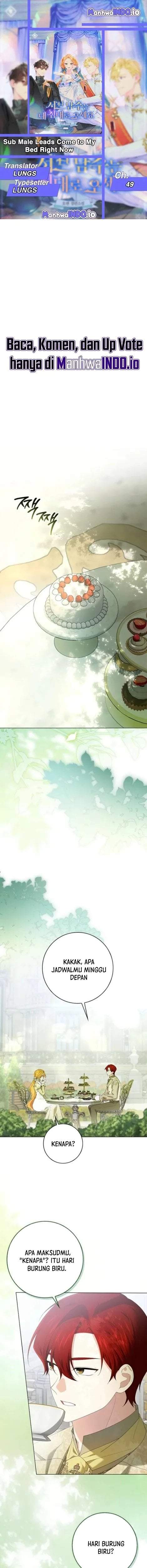 Get in My Bed, Supporting Male Leads! Chapter 49