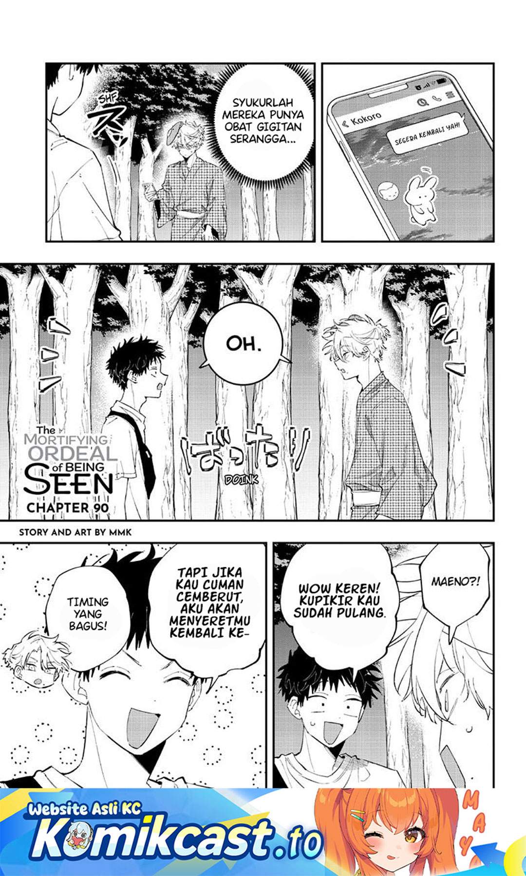 Tonari no Seki no Yatsu ga Souiu Me de Mitekuru Chapter 90
