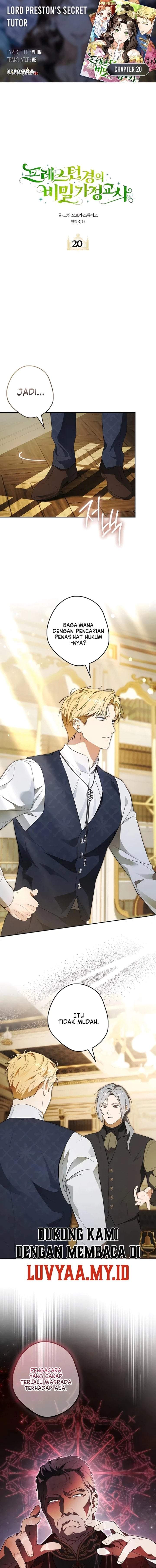 Lord Preston’s Secret Tutor Chapter 20
