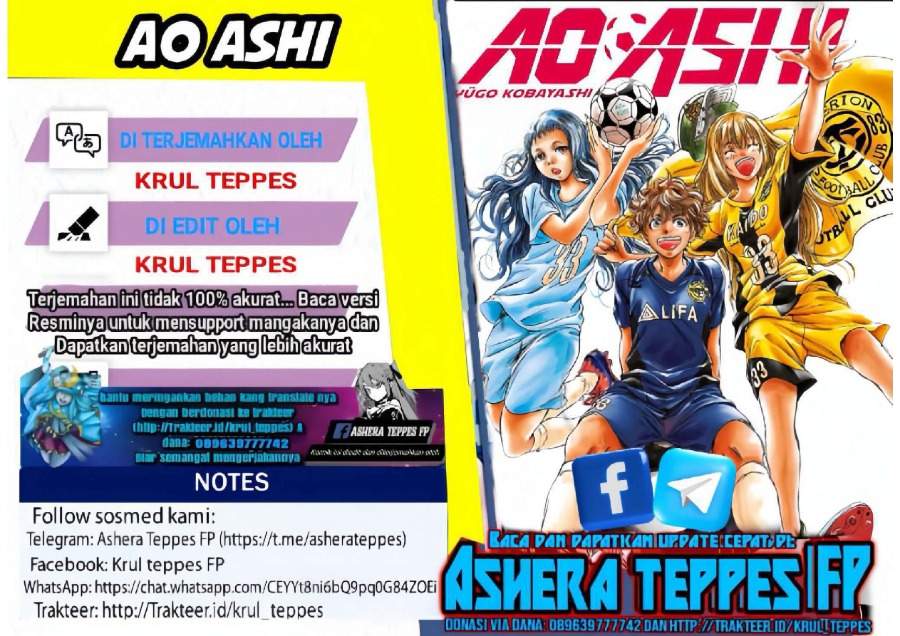 Ao Ashi Chapter 252