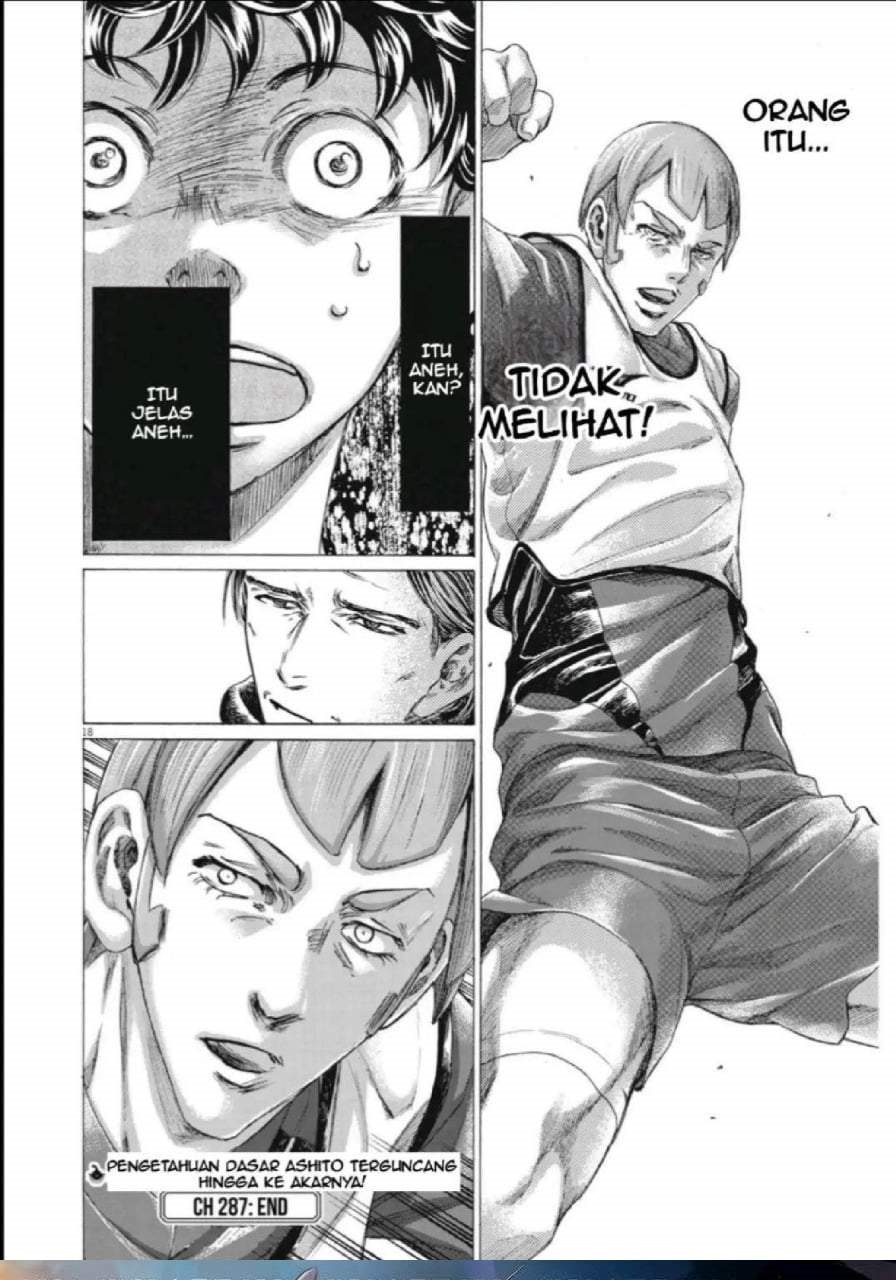 Ao Ashi Chapter 287
