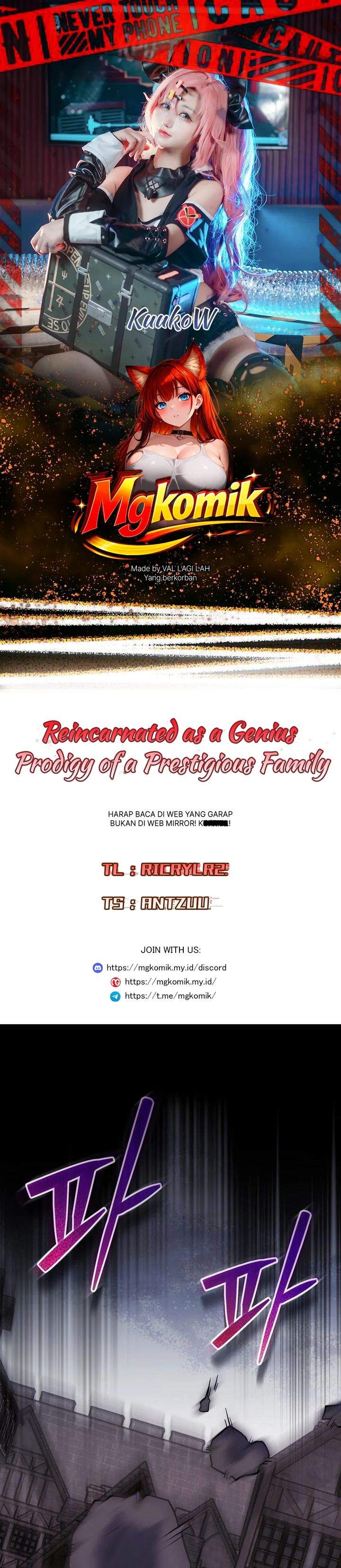 Reincarnated as a Genius Prodigy of a Prestigious Family Chapter 87