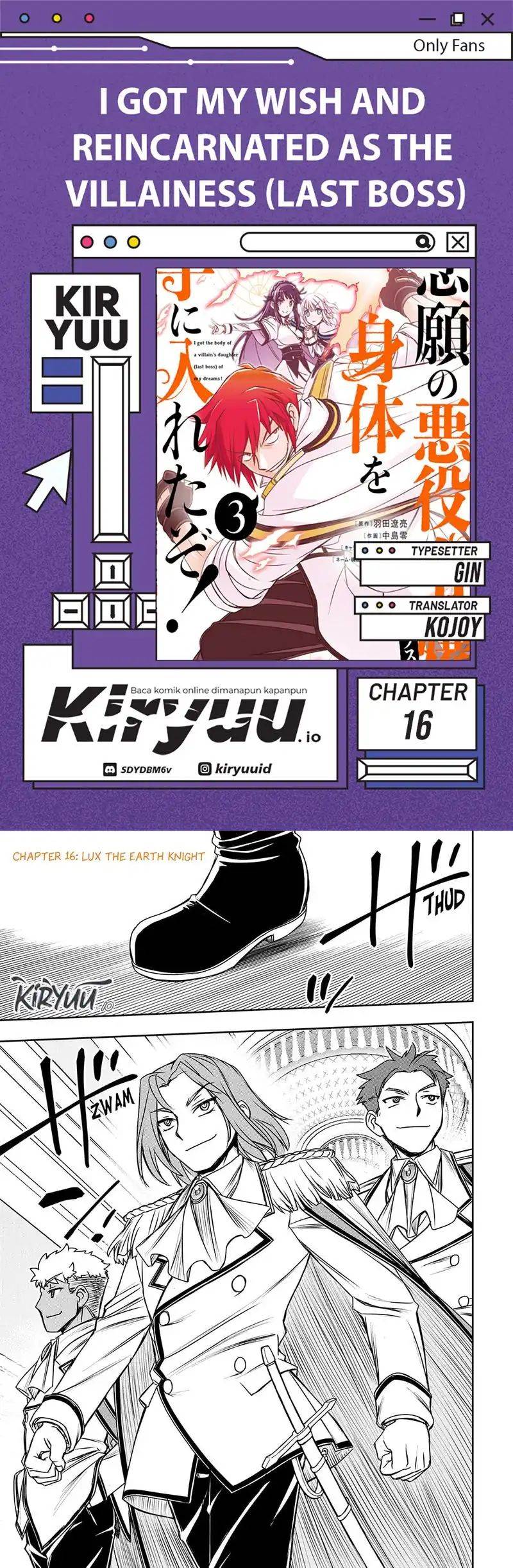Nengan no Akuyaku Reijo (Last Boss) no Karada o Te ni Ireta zo! Chapter 16