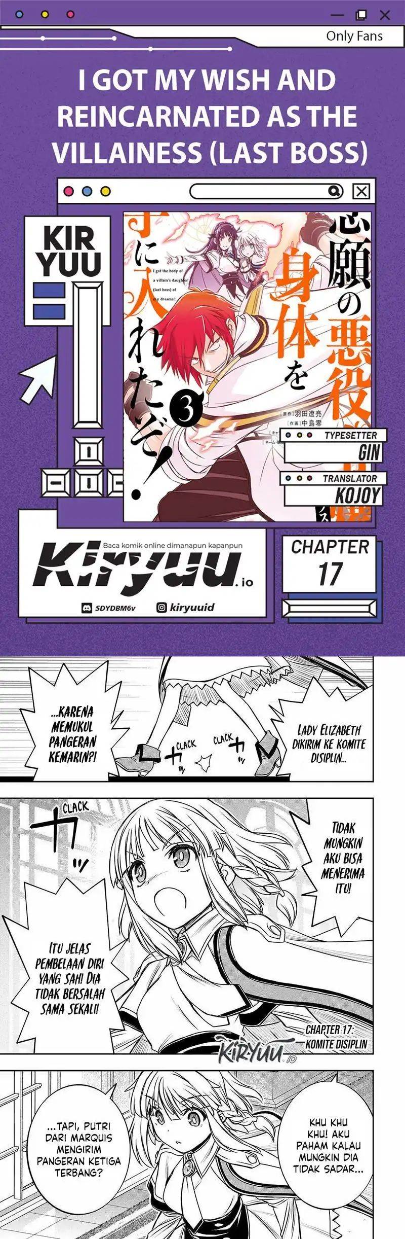 Nengan no Akuyaku Reijo (Last Boss) no Karada o Te ni Ireta zo! Chapter 17