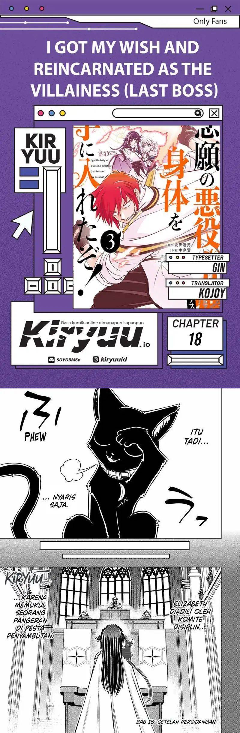 Nengan no Akuyaku Reijo (Last Boss) no Karada o Te ni Ireta zo! Chapter 18
