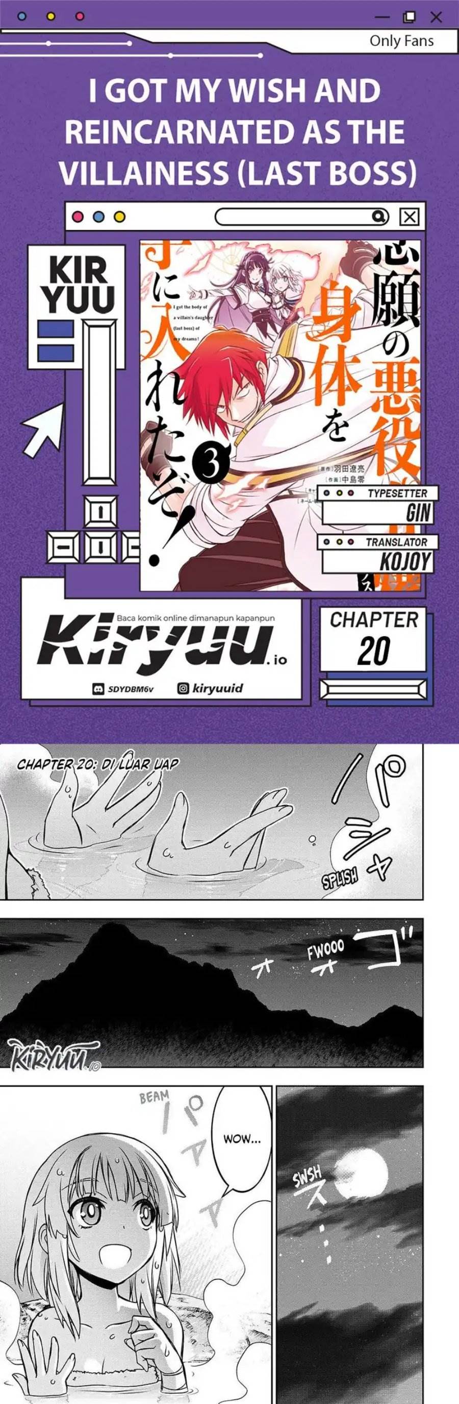 Nengan no Akuyaku Reijo (Last Boss) no Karada o Te ni Ireta zo! Chapter 20