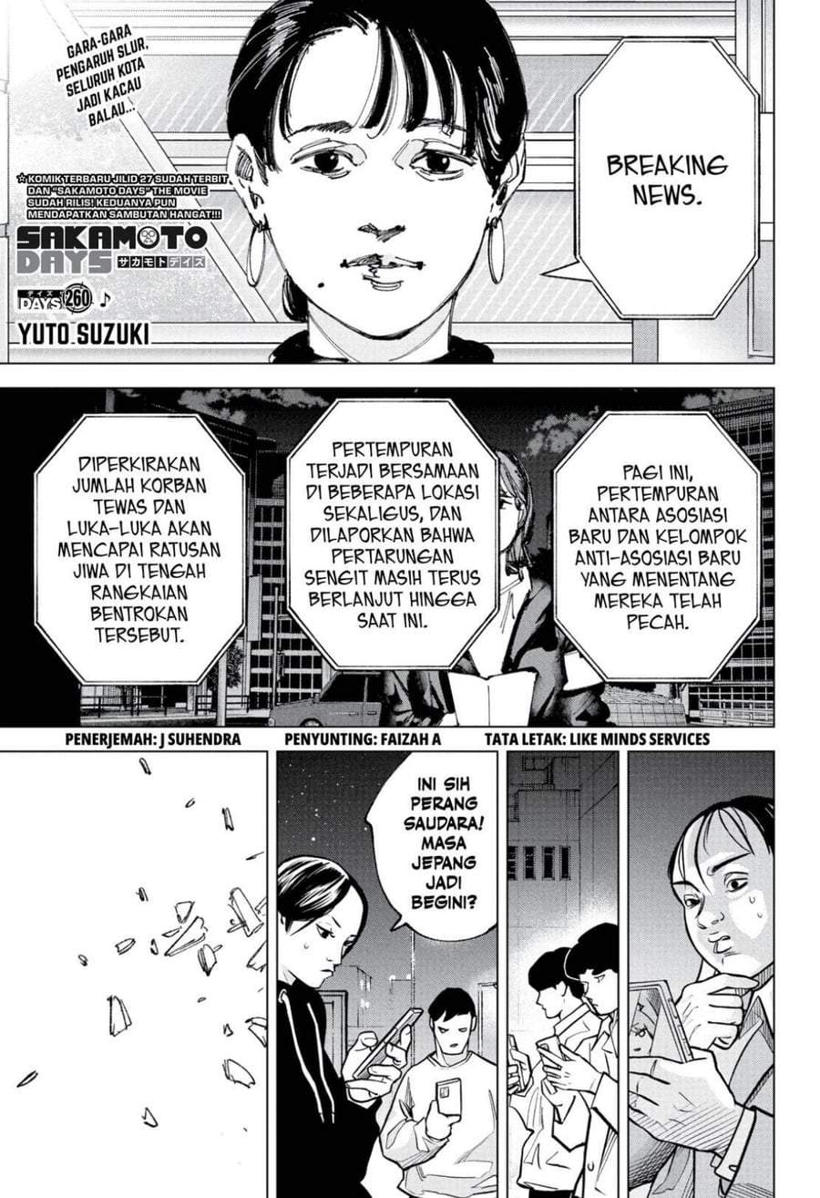 Sakamoto Days Chapter 260