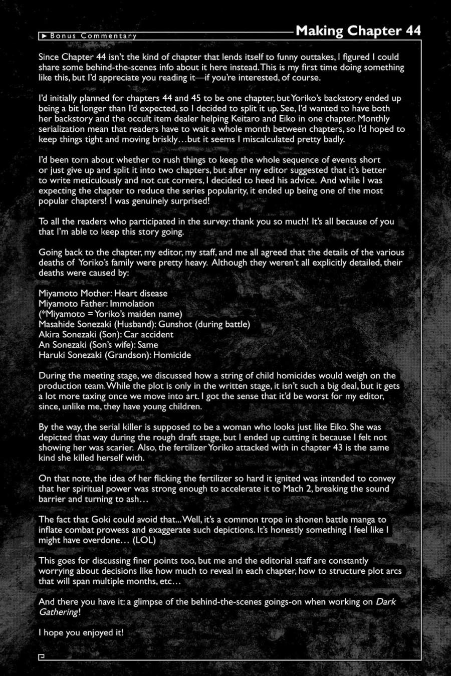 Dark Gathering Chapter 44