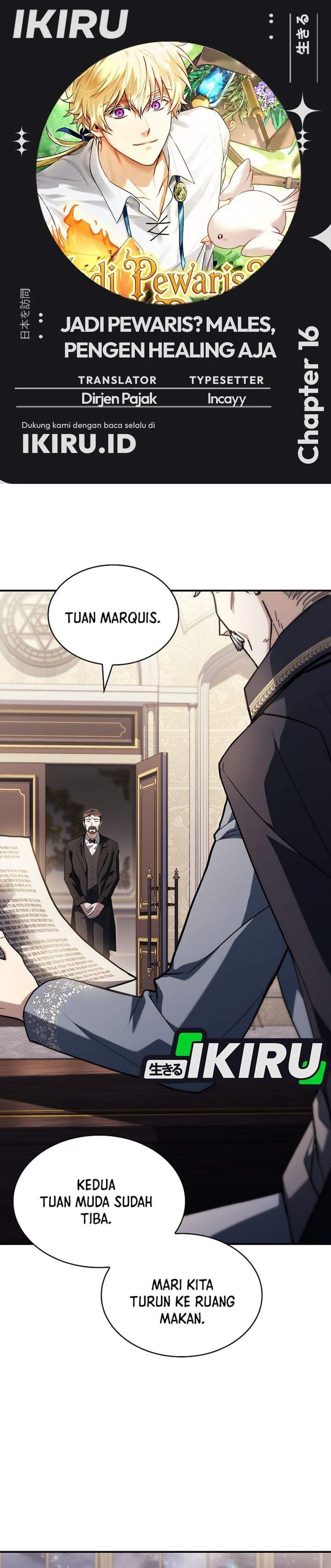 Never Mind the Heir, I’ll Focus On Healing Chapter 16