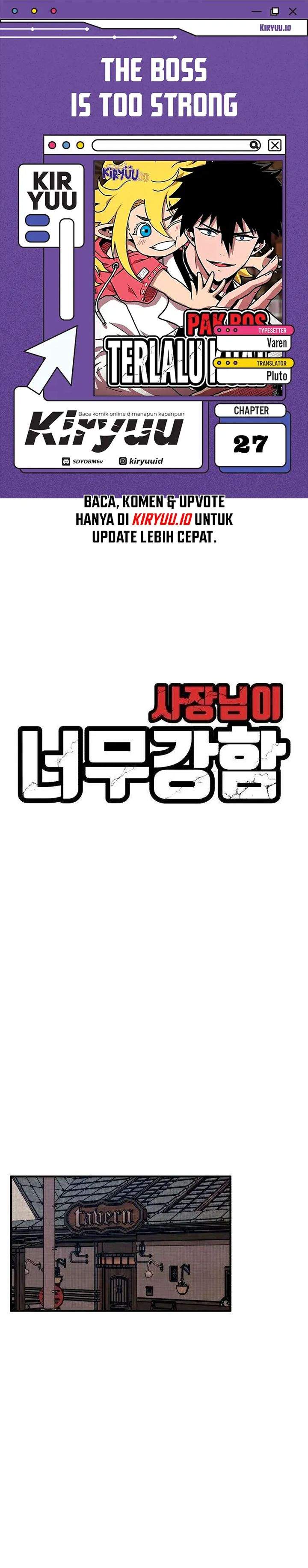 The Boss Is Too Strong Chapter 27