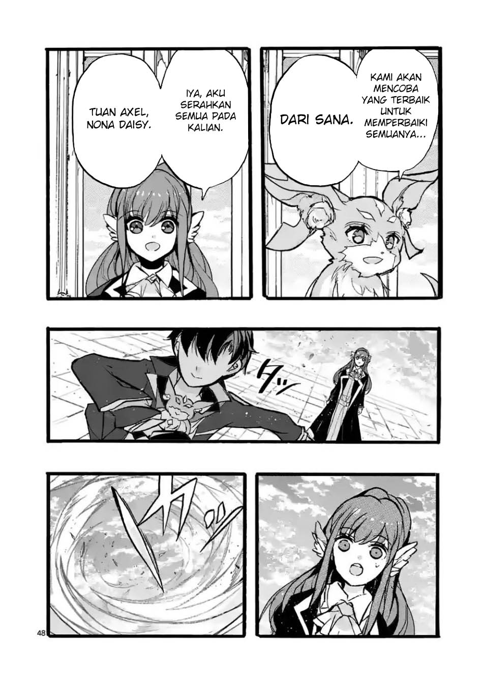 Saikyo Shoku <Ryukishi> Kara Shokyu Shoku <Hakobiya> Ni Nattano Ni, Naze Ka Yushatachi Kara Tayoraretemasu Chapter 44