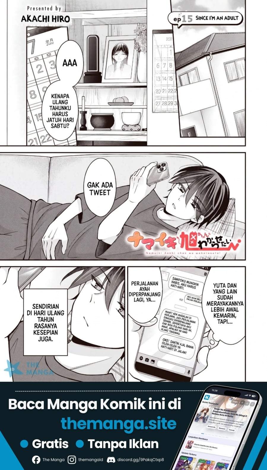 Namaiki Asahi-chan wo Wakarasetai Chapter 15