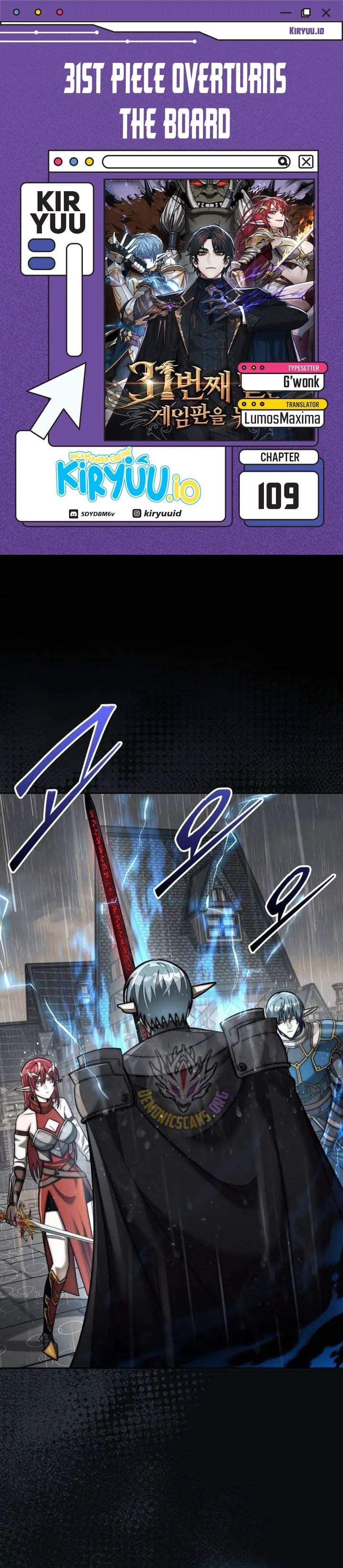 The 31st Piece Turns the Tables Chapter 109