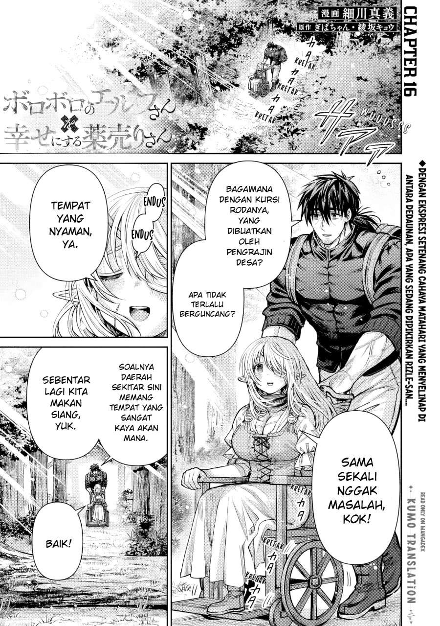 Boroboro no Elf-san wo Shiawase ni Suru Kusuriuri-san Chapter 16