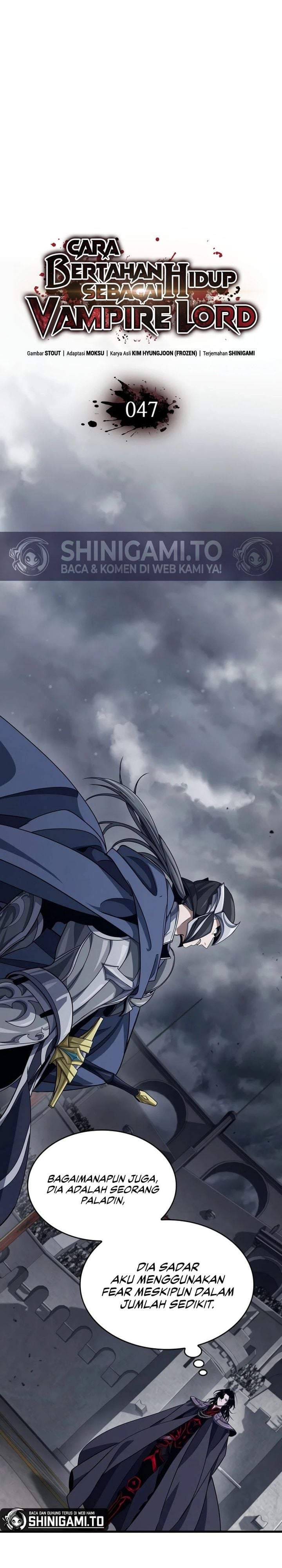 How to Live as the Vampire Lord (Crimson Reset) Chapter 47