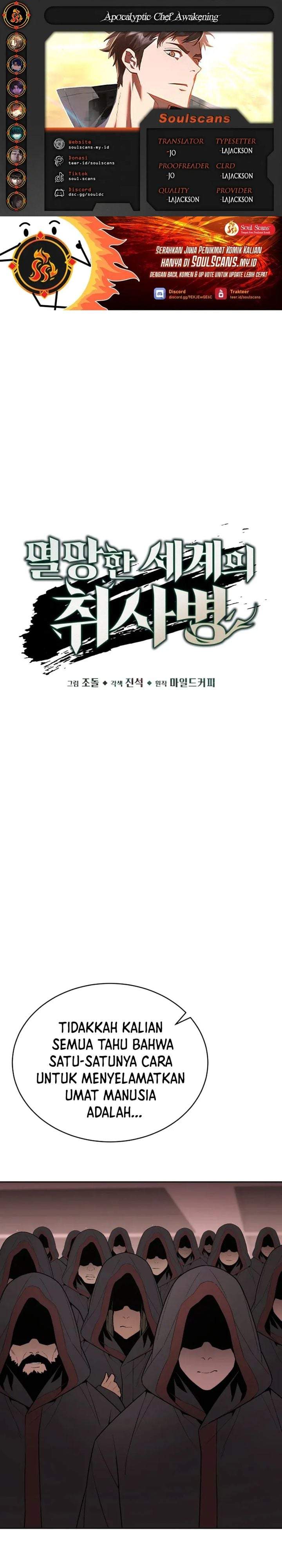 Apocalyptic Chef Awakening Chapter 105