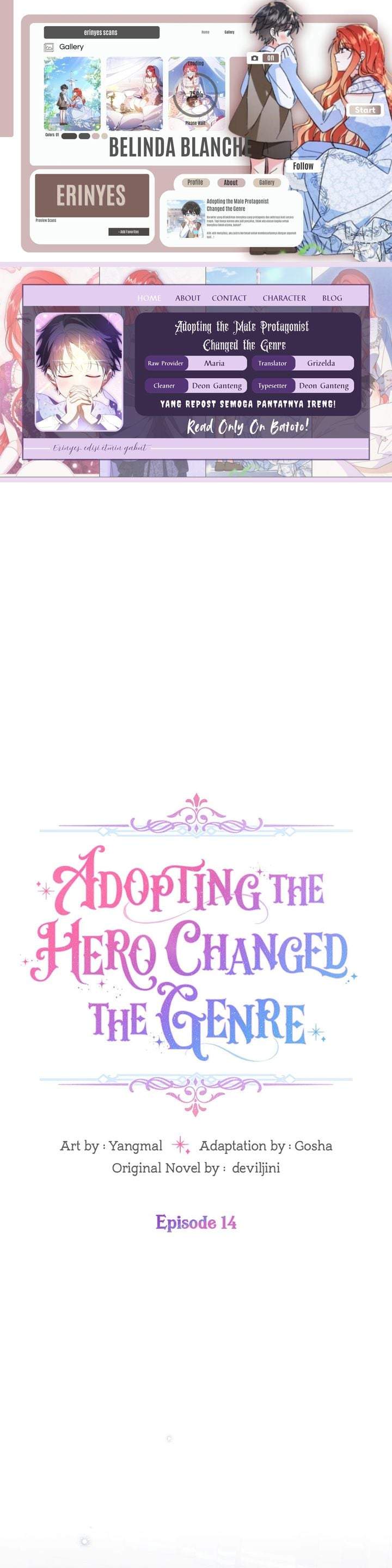 Adopting the Male Protagonist Changed the Genre Chapter 14