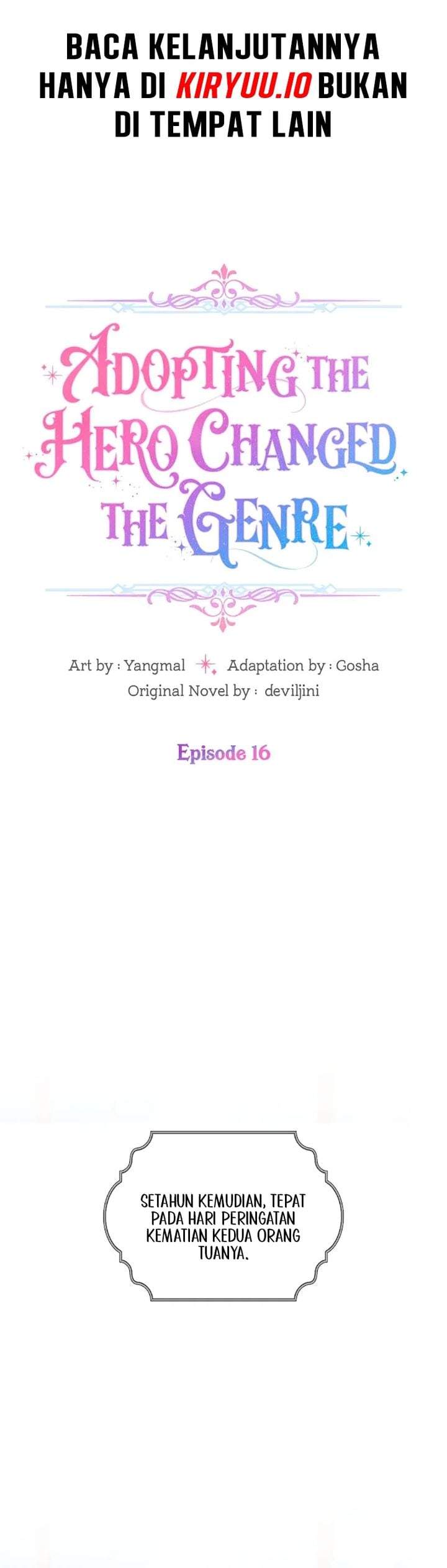 Adopting the Male Protagonist Changed the Genre Chapter 16