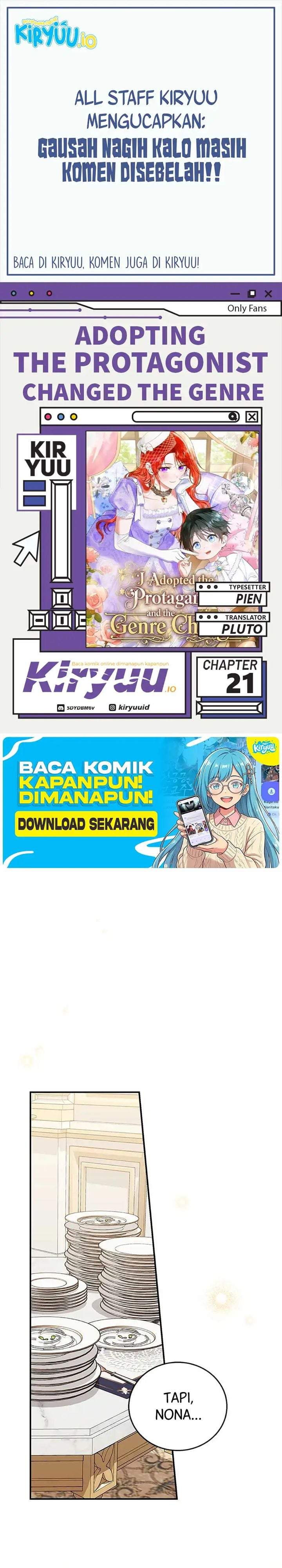 Adopting the Male Protagonist Changed the Genre Chapter 21