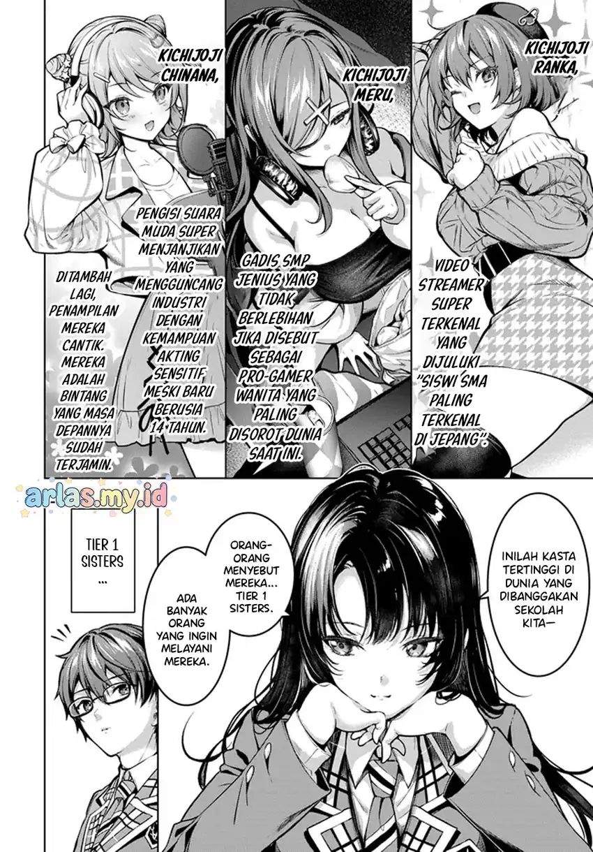Tier 1 Shimai: Yuumei Yonshimai wa Boku nashi de wa Ikirarenai Chapter 1.2