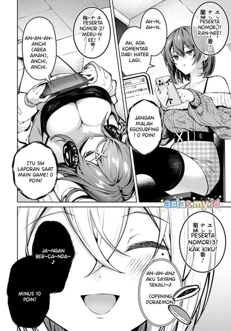 Tier 1 Shimai: Yuumei Yonshimai wa Boku nashi de wa Ikirarenai Chapter 2.1