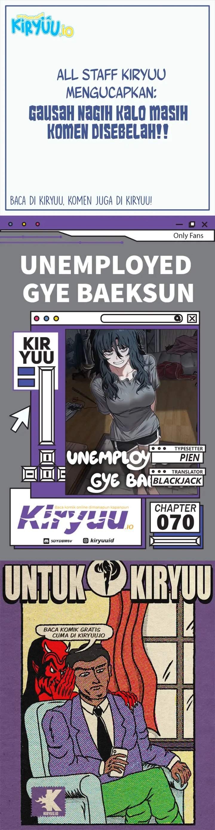 Unemployed Gye Baeksun Chapter 70