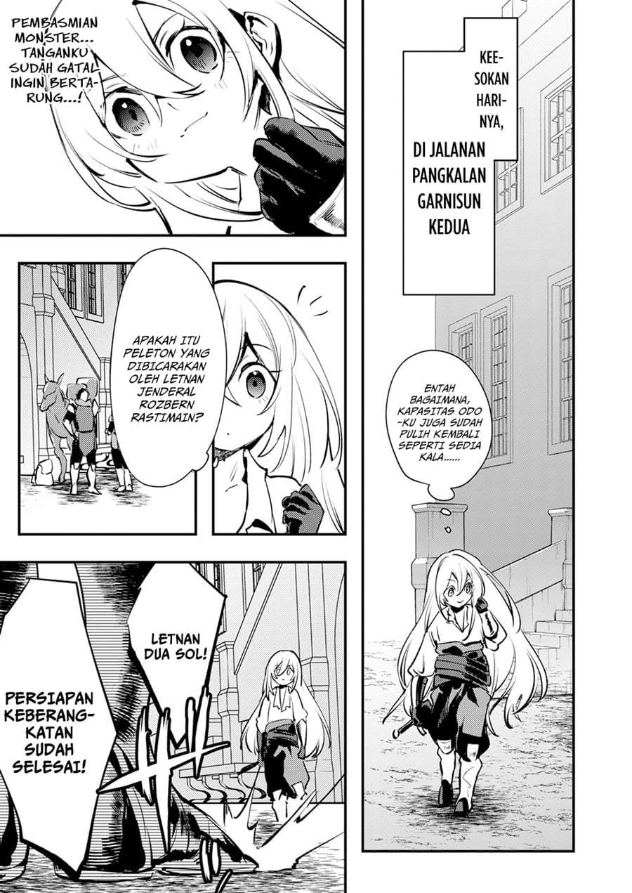 Shura Youjo no Eiyuutan ~Hanpa-sha to Iwa Reta Youhei, Youjo ni Tensei Shite Nariagaru~ Chapter 12