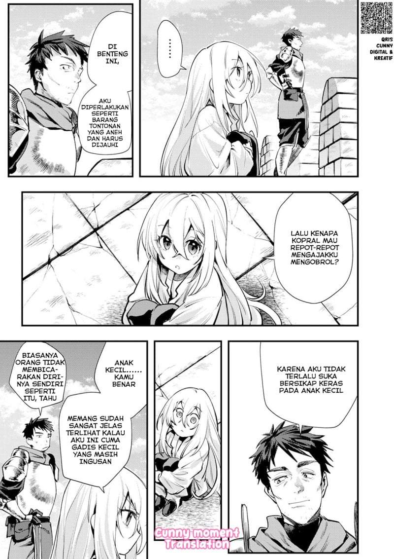 Shura Youjo no Eiyuutan ~Hanpa-sha to Iwa Reta Youhei, Youjo ni Tensei Shite Nariagaru~ Chapter 3