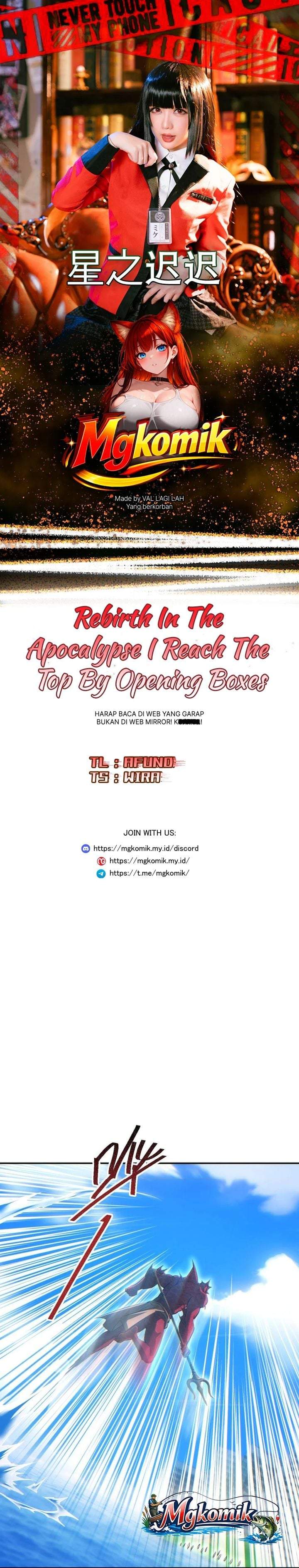 Rebirth in the Apocalypse: I Reach the Top by Opening Boxes Chapter 102
