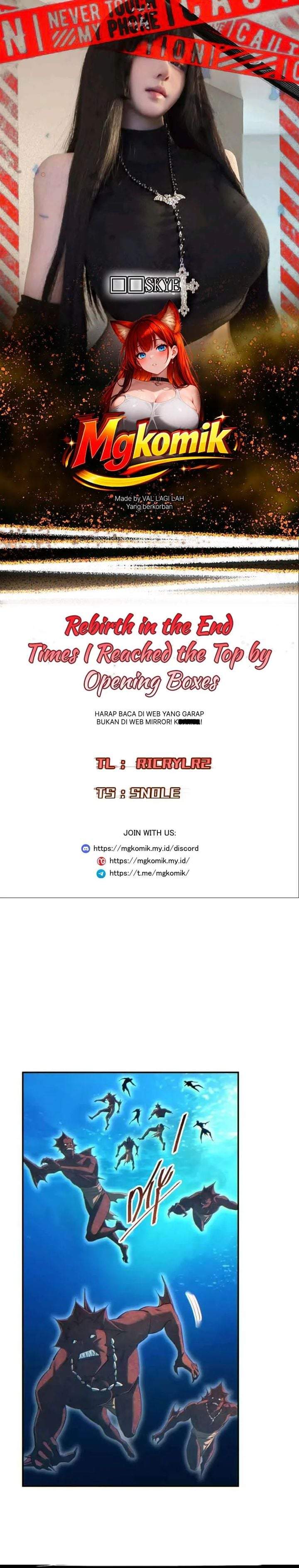 Rebirth in the Apocalypse: I Reach the Top by Opening Boxes Chapter 103
