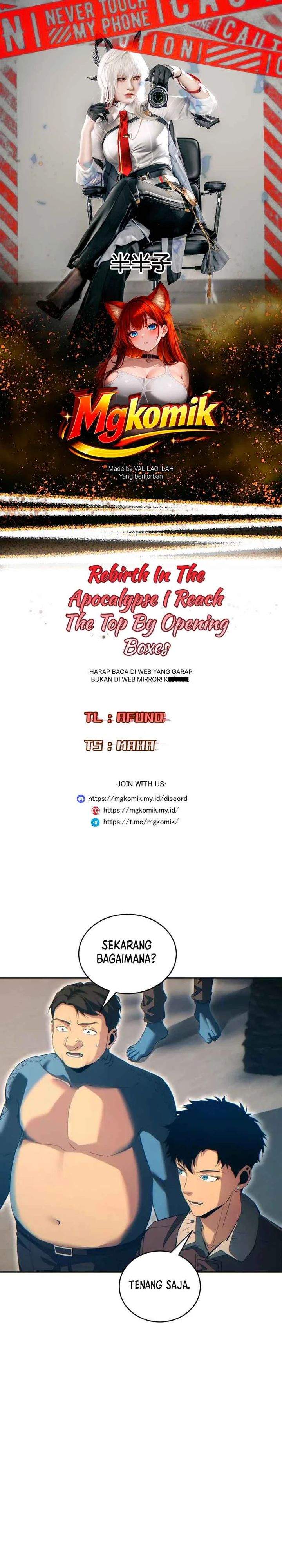 Rebirth in the Apocalypse: I Reach the Top by Opening Boxes Chapter 95