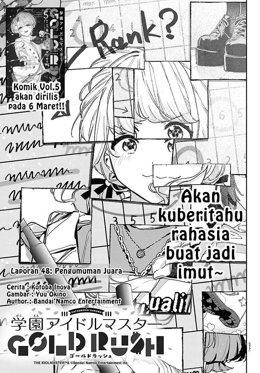 Gakuen Idolm@ster Gold Rush Chapter 48