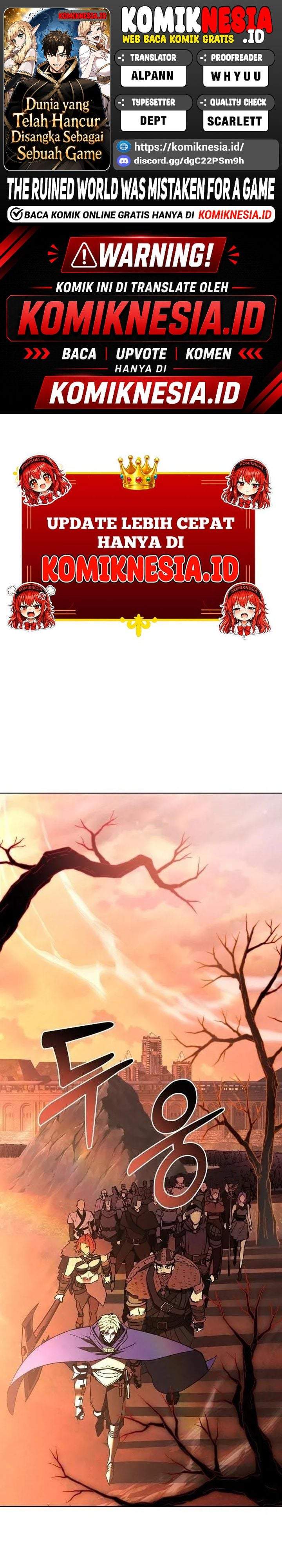 The Ruined World Was Mistaken for a Game Chapter 12