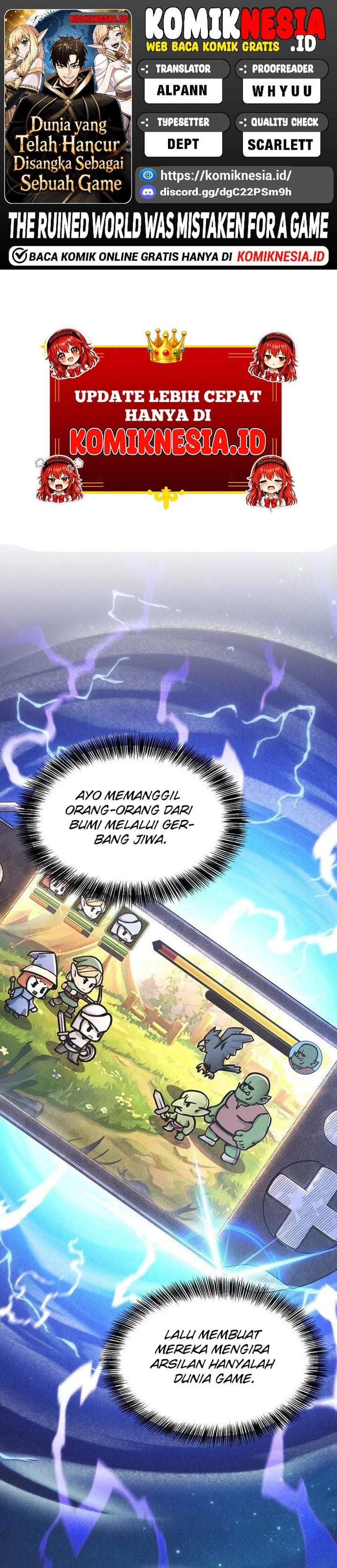 The Ruined World Was Mistaken for a Game Chapter 2