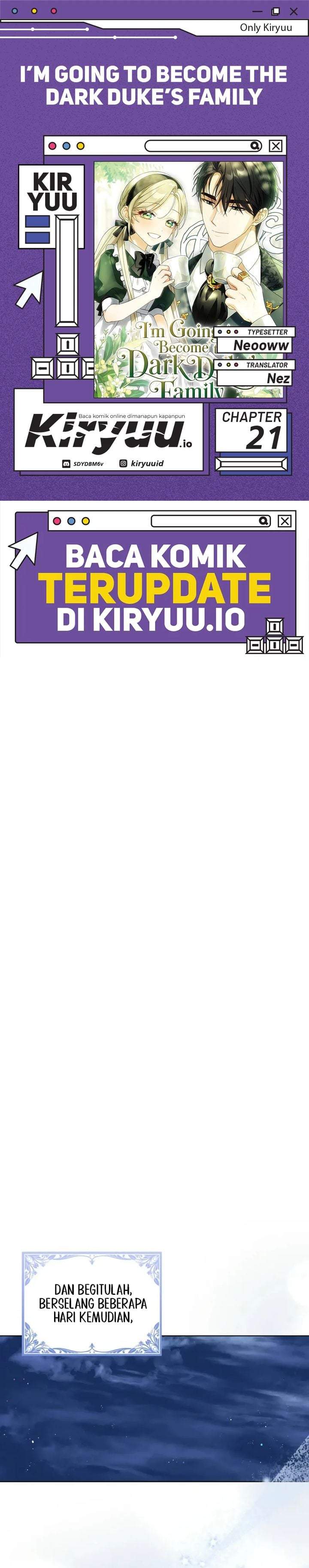 I’m Going to Become the Dark Duke’s Family Chapter 21