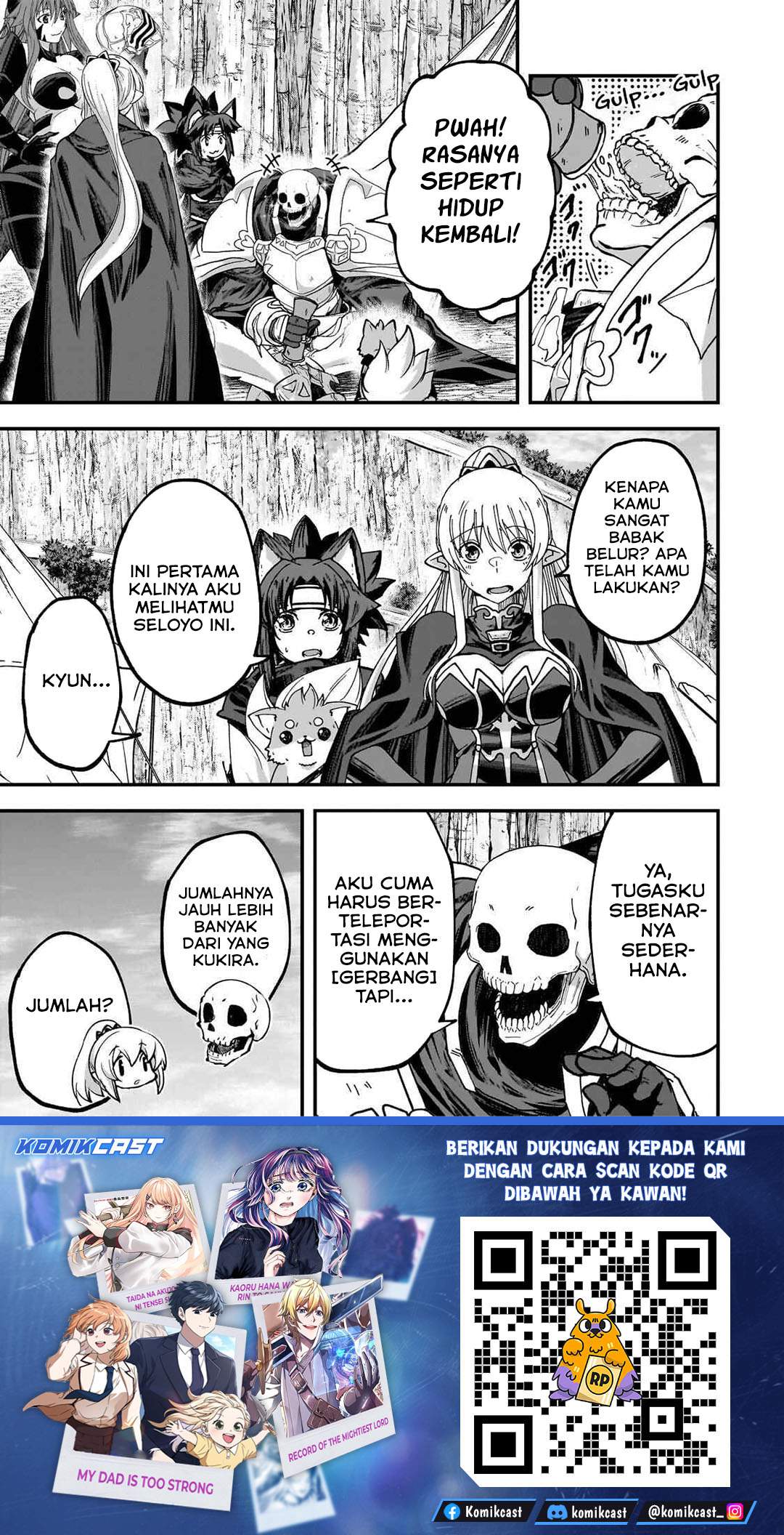 Gaikotsu Kishi-sama Tadaima Isekai e o Dekake-chuu Chapter 69.1